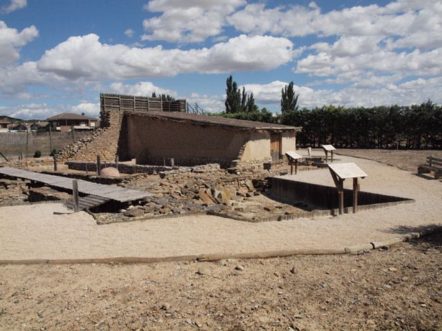 Poblado de las Eretas. Vivienda recreada 